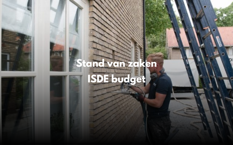 Nieuwe update ISDE-budget