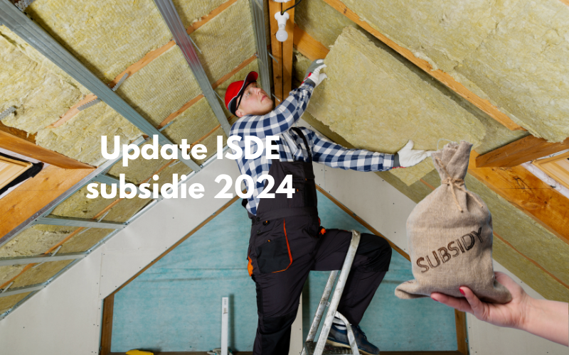 Update ISDE subsidie 2024